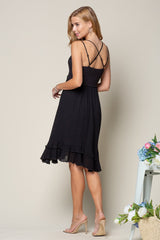 Short Crochet Front Merrow Edge Dress