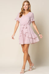 Short Ruffle Layered Dress