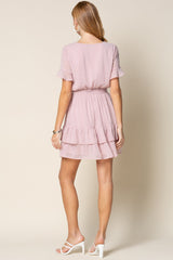Short Ruffle Layered Dress