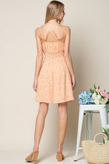 Short Spaghetti Strap Ruffle dress